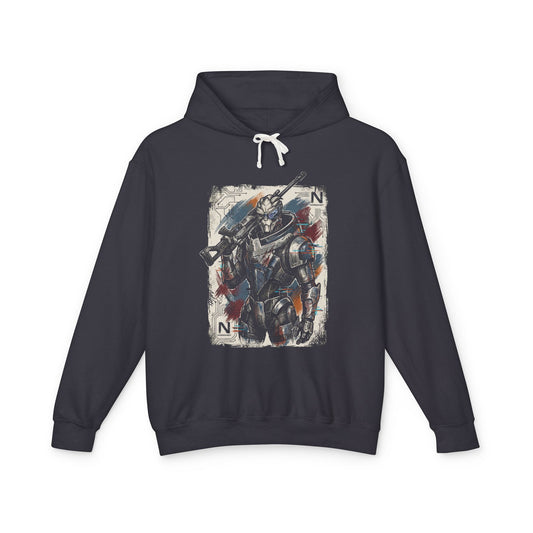 Mass Effect Garrus Vakarian C Sec Vigilante Archangel Art Unisex Premium Hoodie