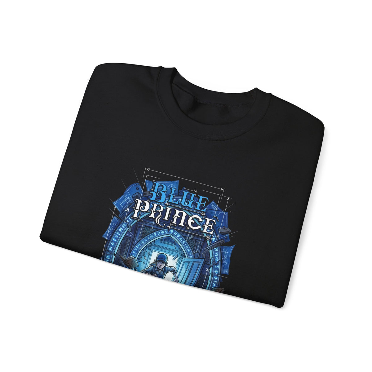 Blue Prince Mt Holly Manor Puzzle Game Fan Art Crewneck Sweatshirt