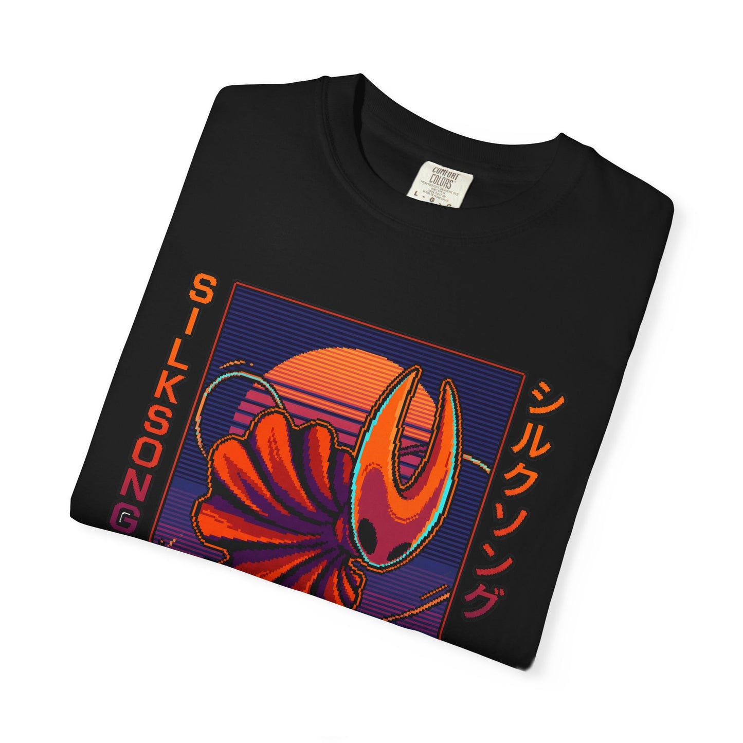 Hornet Silksong Vaporwave – Neon Needle Princess Premium T-Shirt