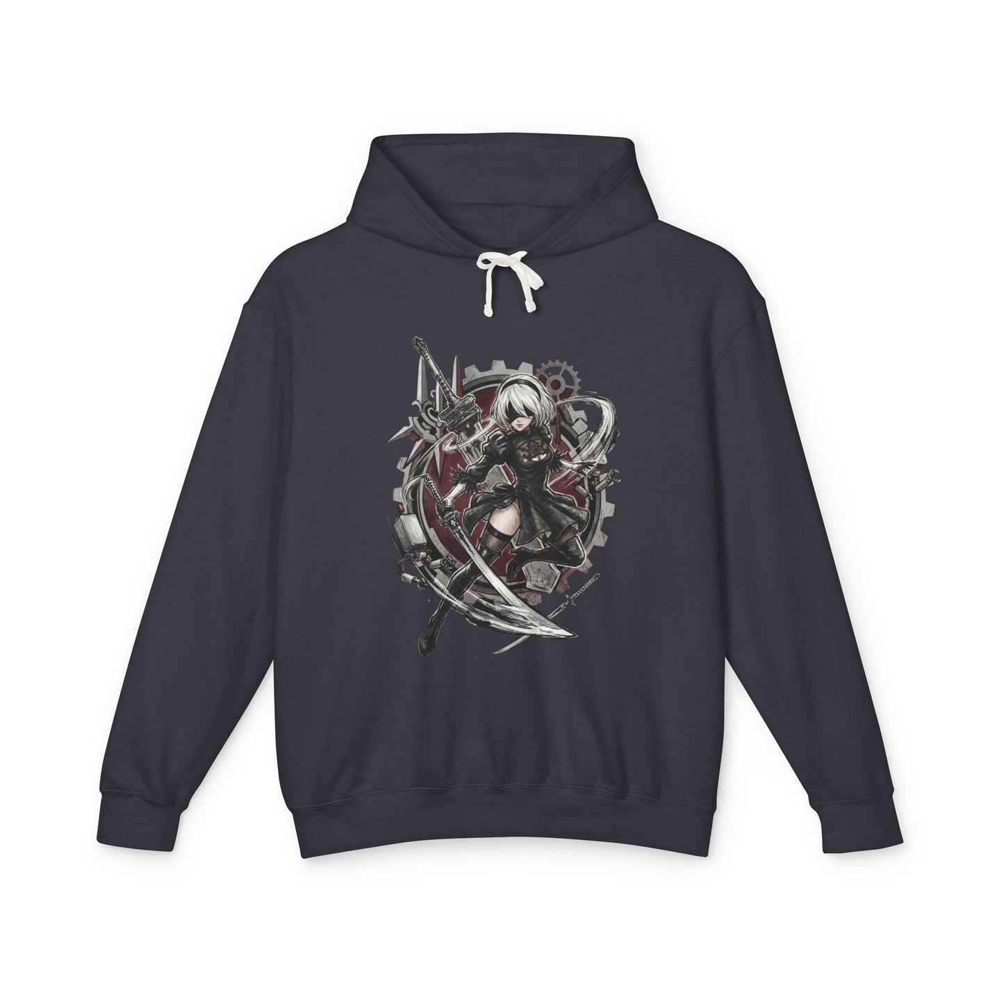 2B YoRHa No.2 Type B Fan Art Portrait Unisex Premium Hoodie