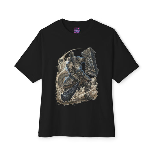 Epic Havel Knight Tower of Strength Art Premium Oversized Unisex T-Shirt
