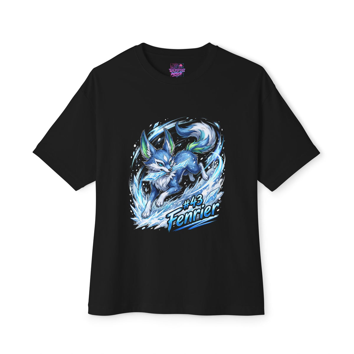 Fenrier Aniimo Elemental Burst Creature Art - Oversized Premium Tee
