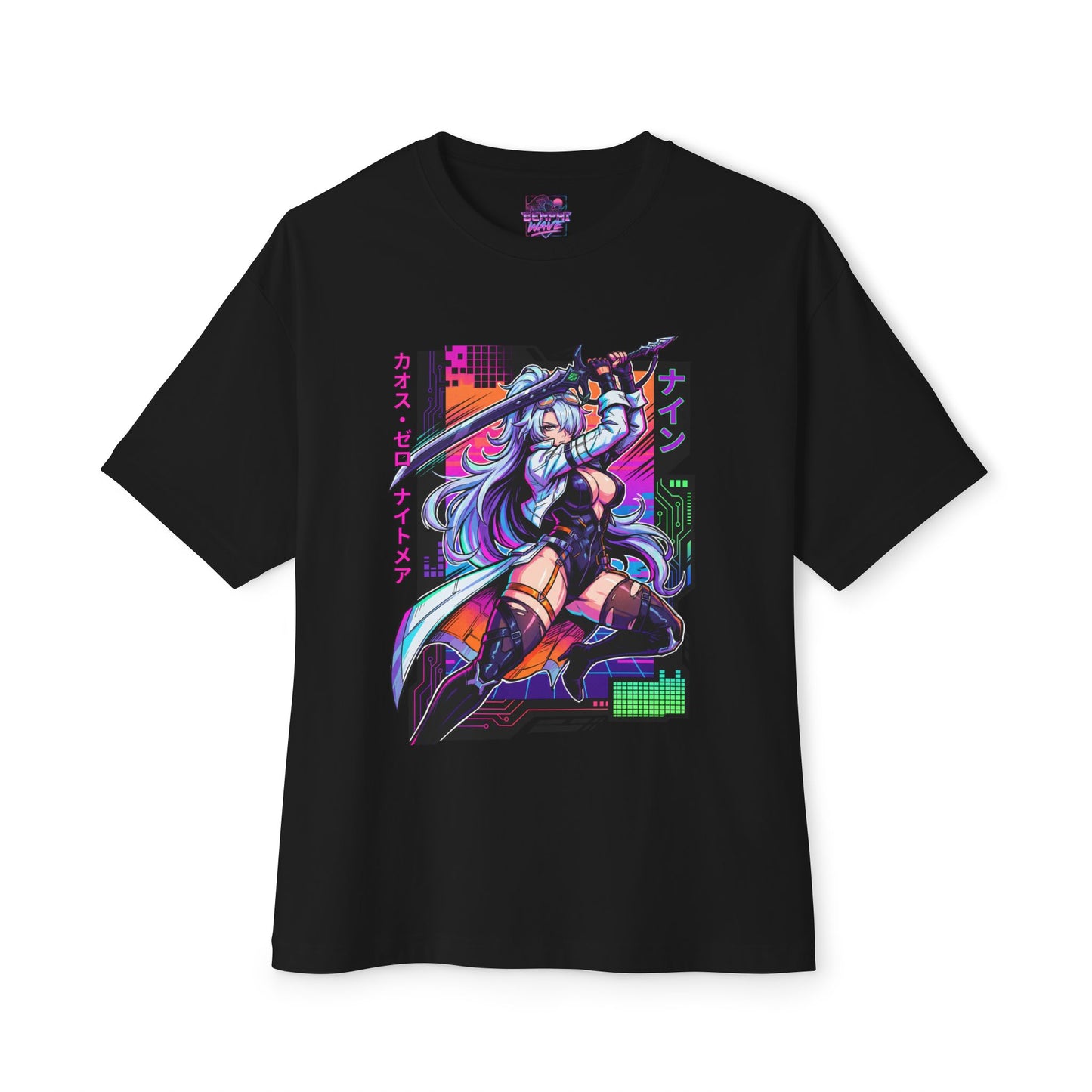 Chaos Zero Nightmare Nine Galaxy Mercenary Vanguard DPS Fan Art Design Premium Oversized Unisex T-Shirt