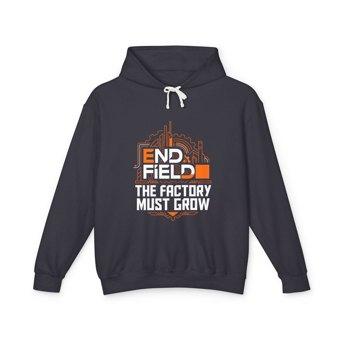 Arknights Endfield The Factory Must Grow Meme Factory Expansion Pixel Art Automation Unisex Premium Hoodie