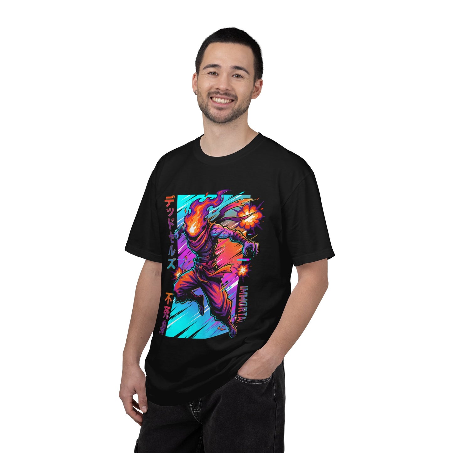 Dead Cells The Beheaded Retro Indie Pixel Art Design Premium T-Shirt