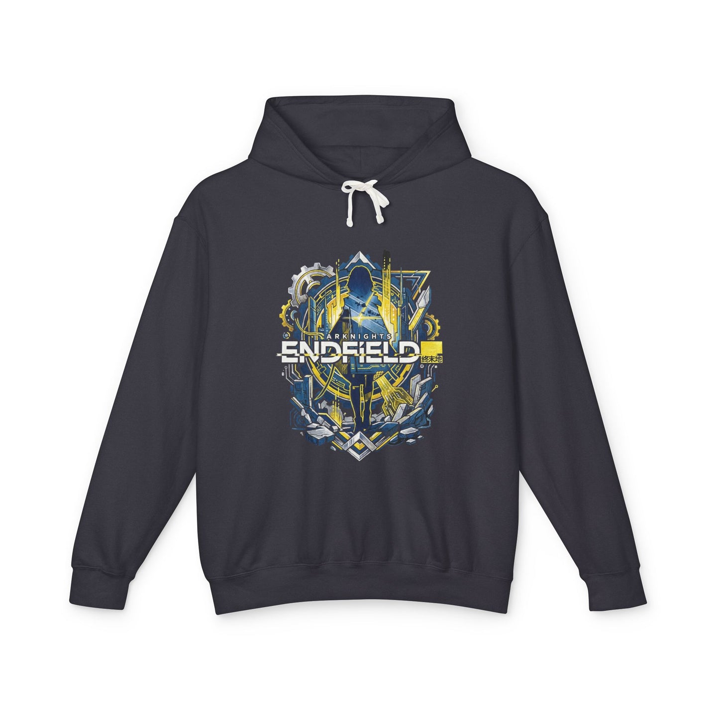 Factory Must Grow Arknights Endfield Meme Design Pixel Art Factory Automation Endless Unisex Premium Hoodie