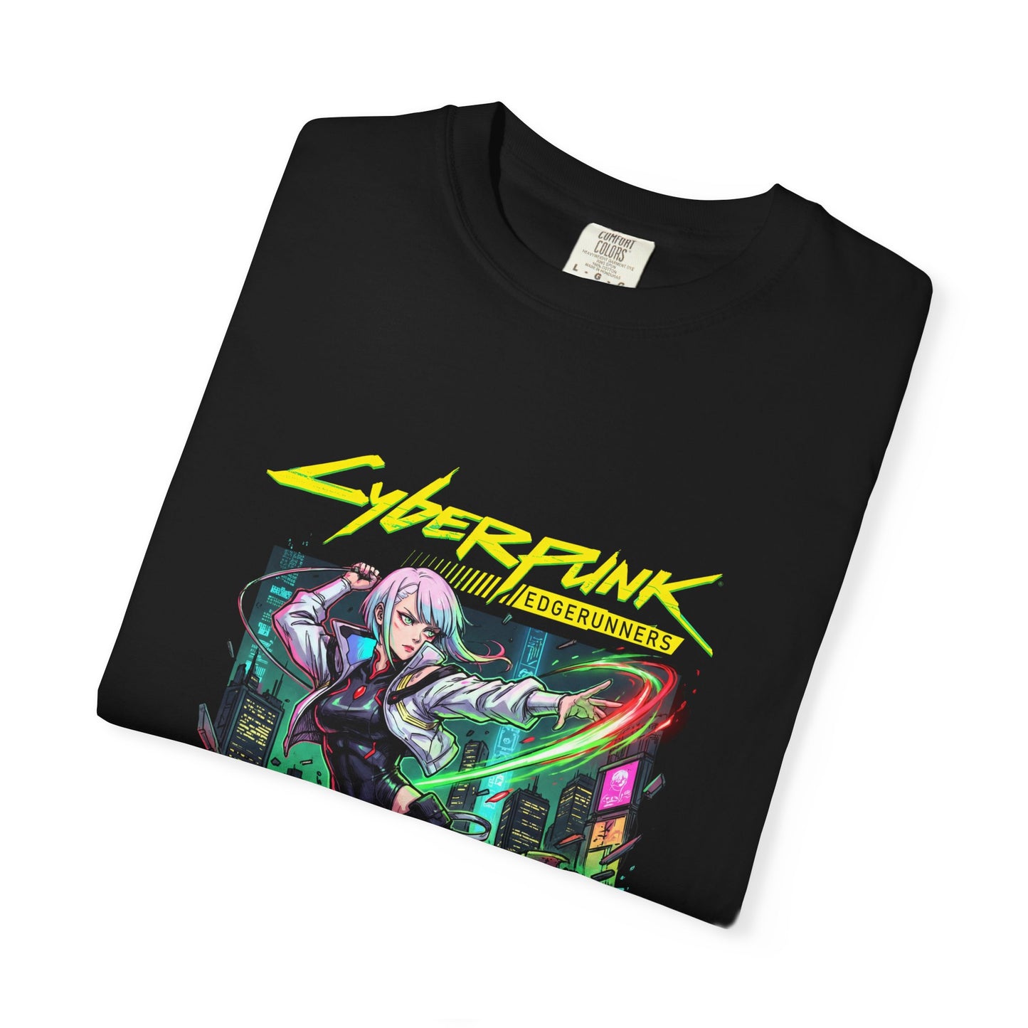 Cyberpunk Edgerunners Lucy Monowire Quickhack Combat Design Premium T-Shirt