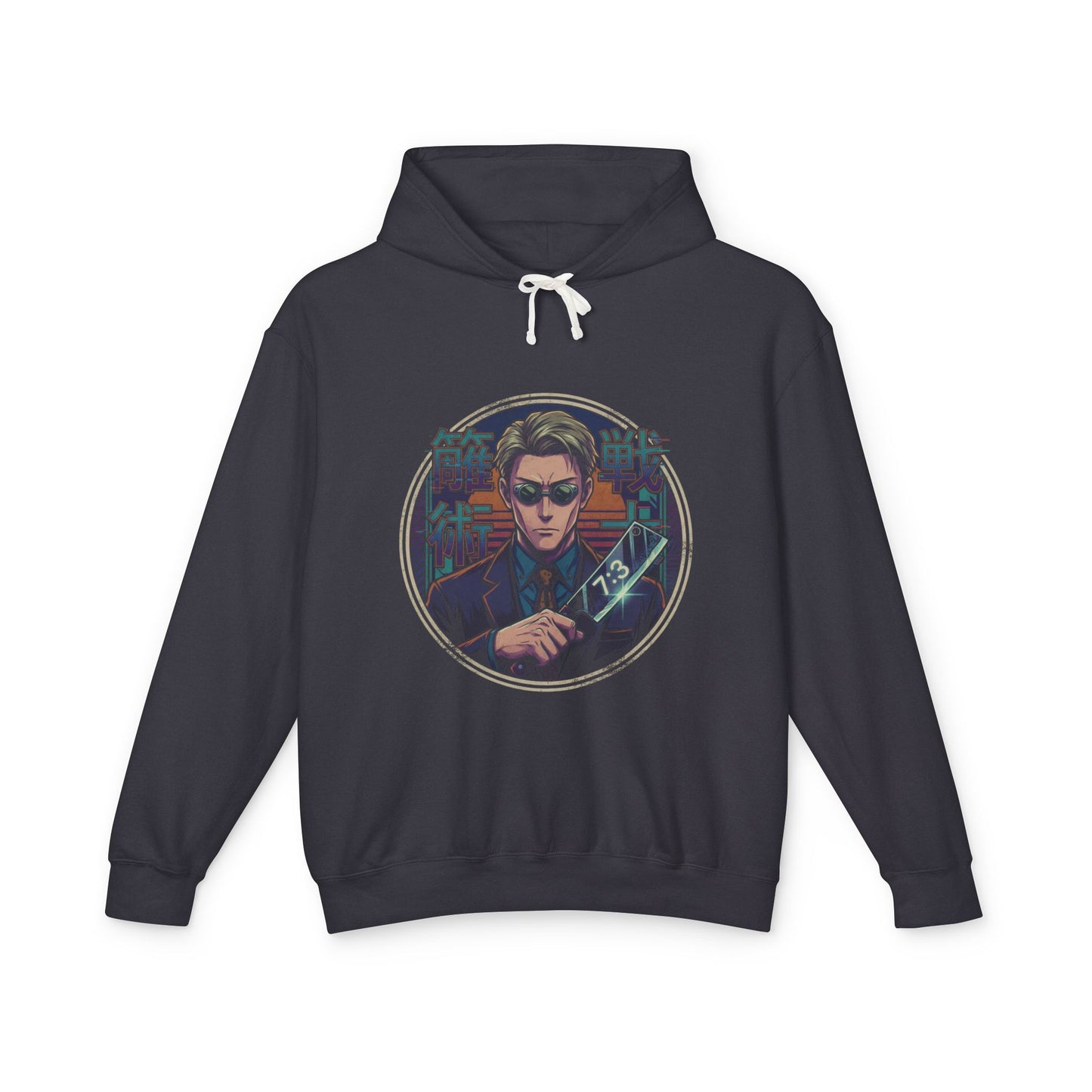 Nanami JJK Blonde Hair Suit Glasses Sorcerer Portrait Unisex Premium Hoodie
