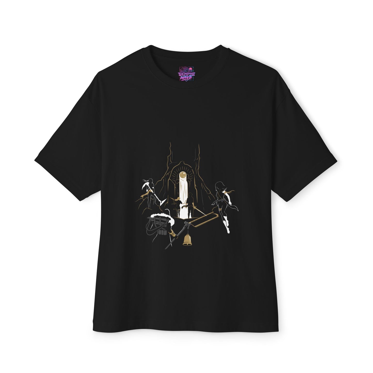 Golden Expedition 33: Red Gommage Street Fashion Legend Facing the Paintress Premium Oversized Unisex T-Shirt