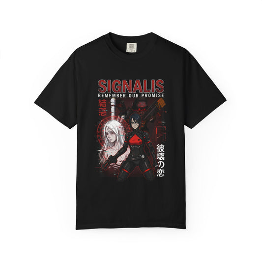 Signalis Elster Ariane Tragic Promise Stars Pixel Lovers Icon Premium T-Shirt