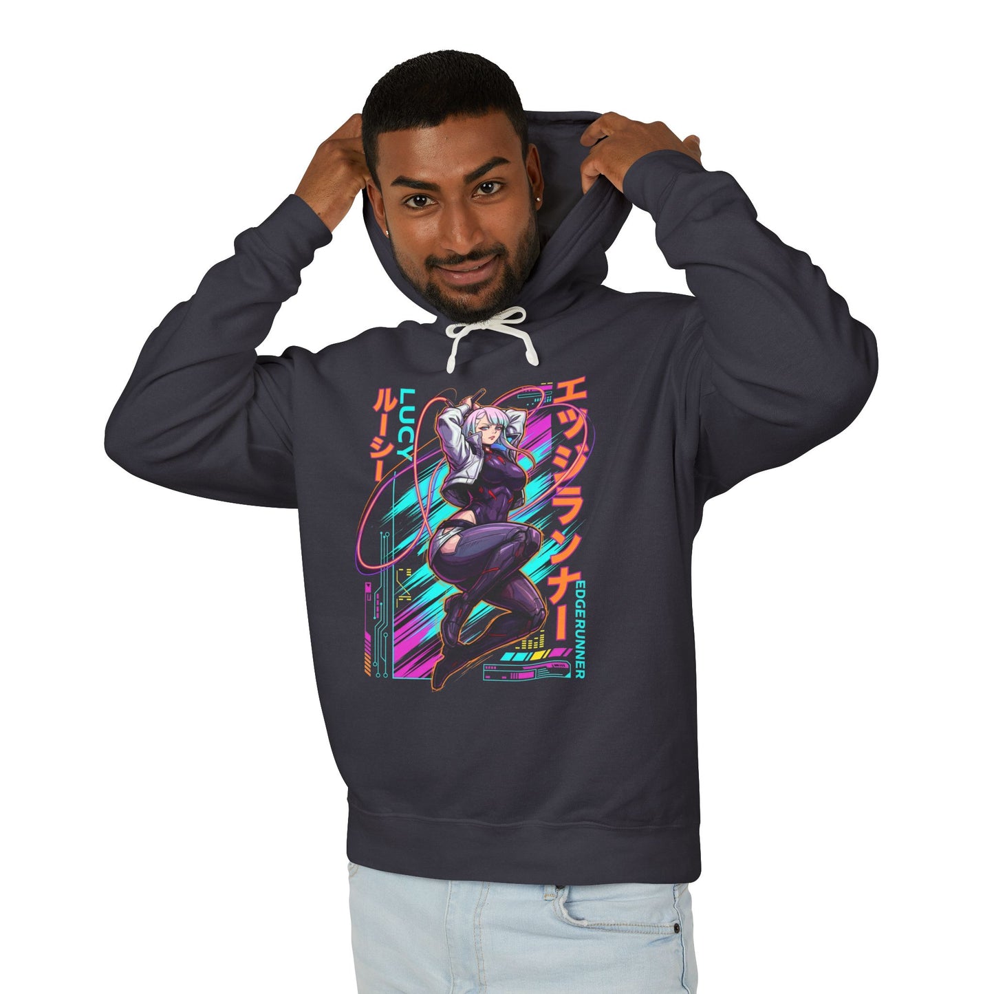 Lucy GG Strive: Monowire Whip & Hacking Queen Unisex Premium Hoodie