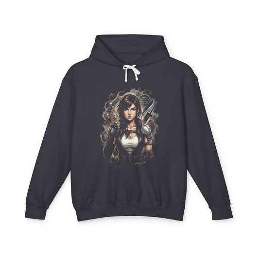 Tifa Lockhart FF7 Rebirth Combat Gloves Portrait Unisex Premium Hoodie