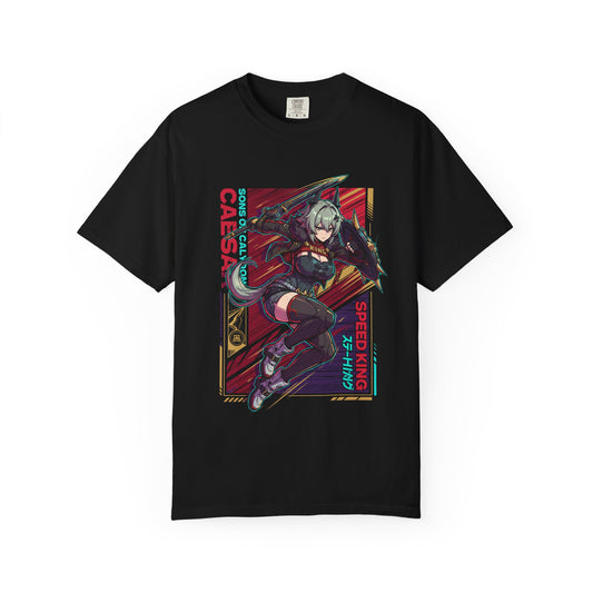 Zenless Zone Zero Caesar King Neon Retro Vaporwave Premium T-Shirt