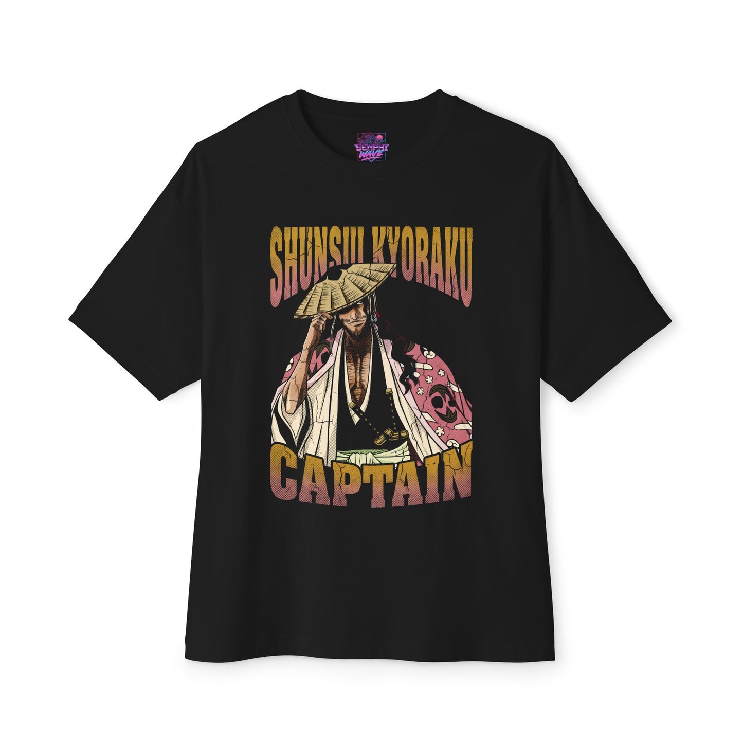Shunsui Kyoraku Vintage Bleach Bootleg Streetwear Tee