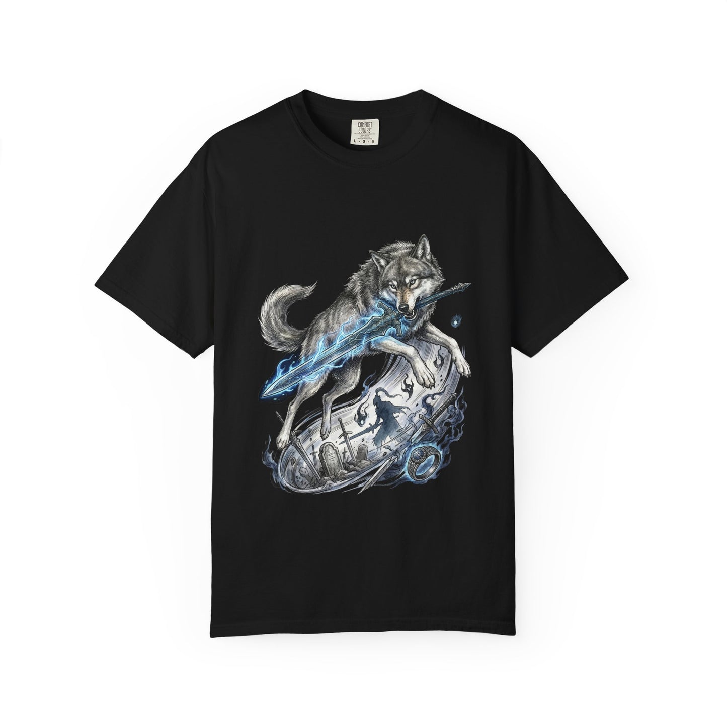 Sif Great Grey Wolf Fantasy Beast Art Premium T-Shirt