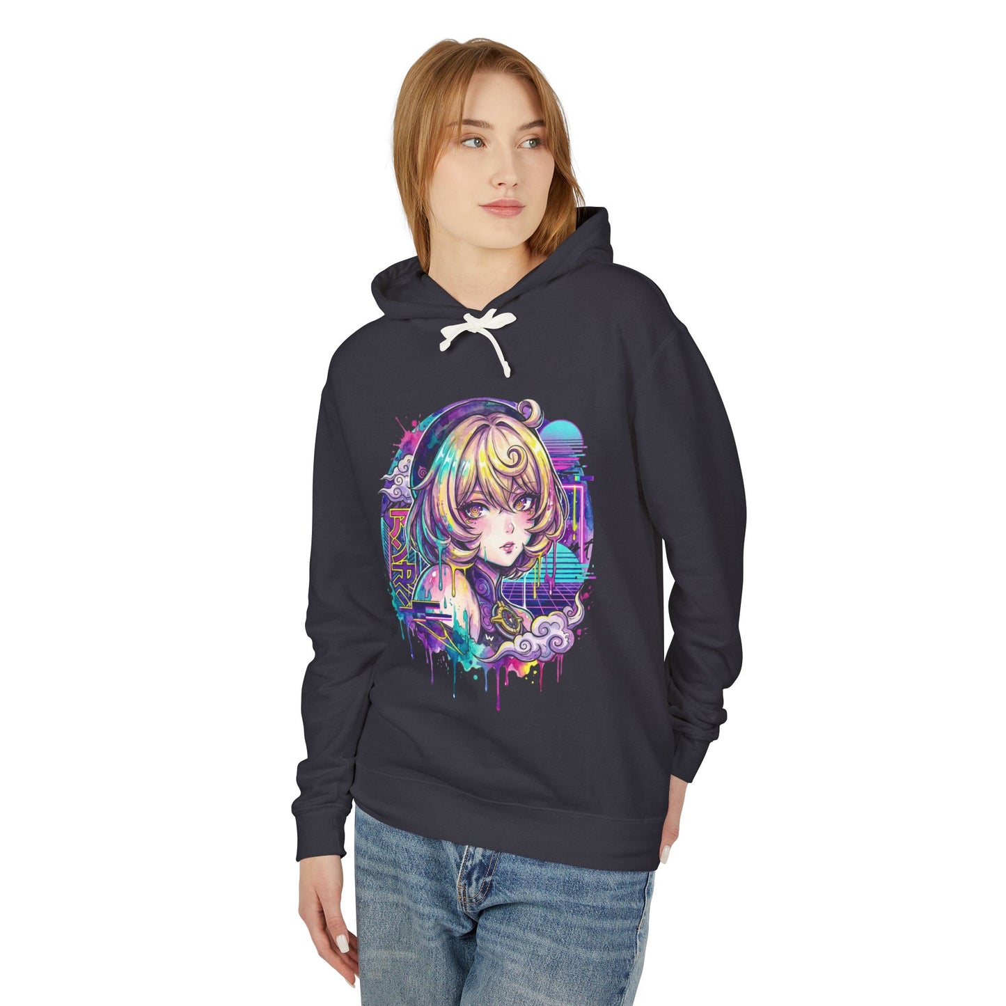 Zenless Zone Zero Yidhari Spook Shack Storyteller Vaporwave Icon Unisex Premium Hoodie