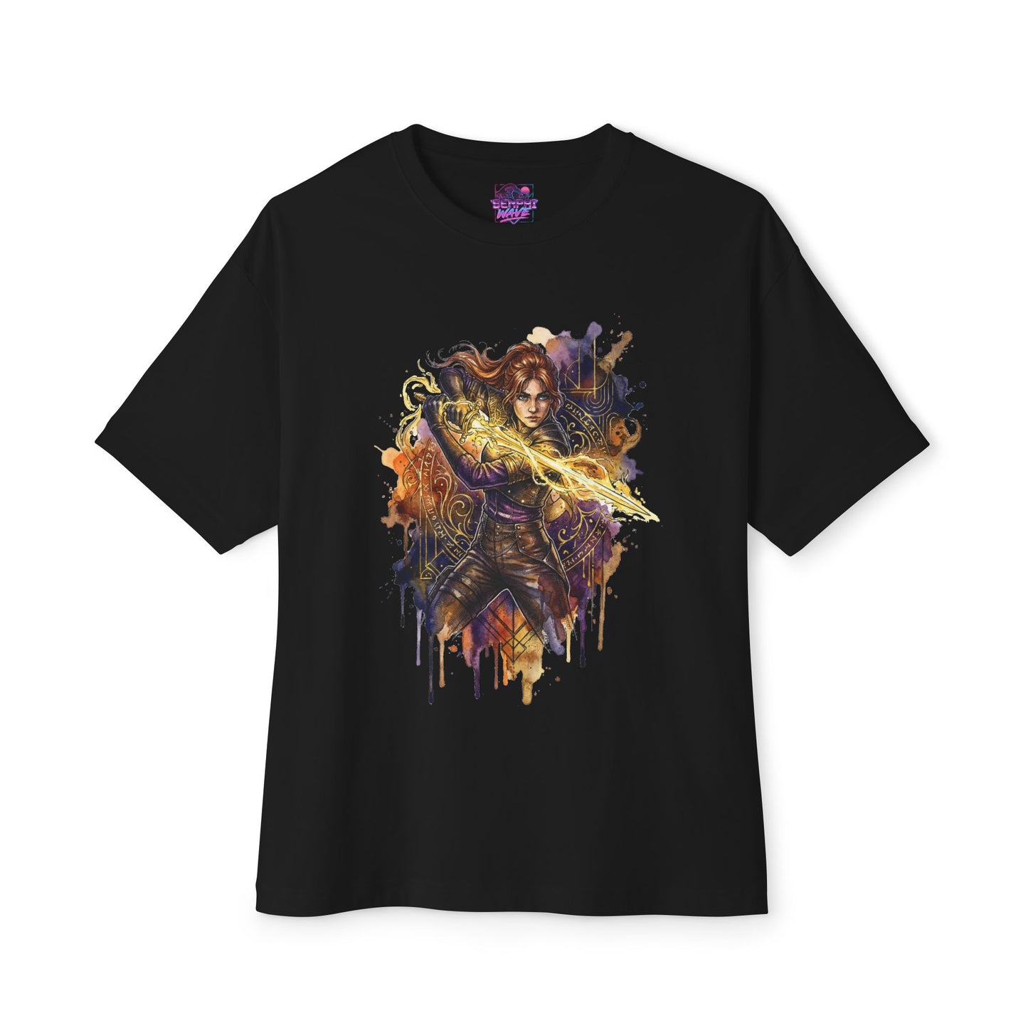 Maelle Clair Obscur Paint Splatter Artistic Attacks Icon Premium Oversized Unisex T-Shirt