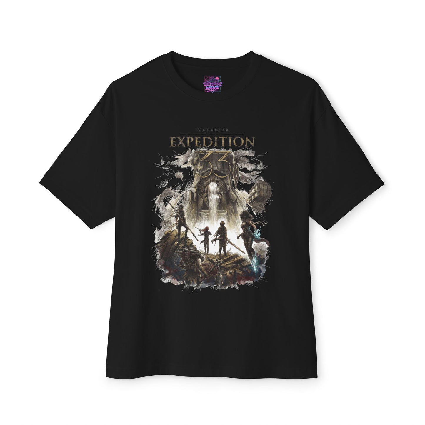 Expedition 33 Paintress Retro PS1 Style Party Battle Art Premium Oversized Unisex T-Shirt