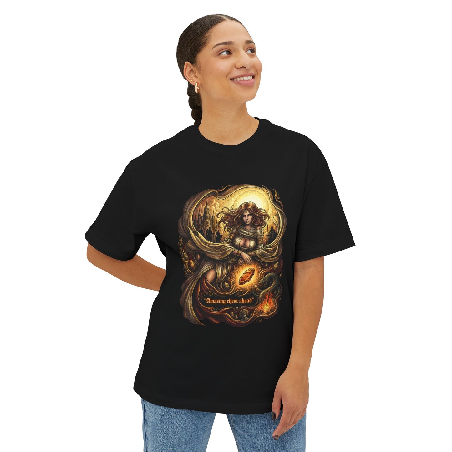 Sunlight Princess Gwynevere Covenant Art Premium Oversized Unisex T-Shirt