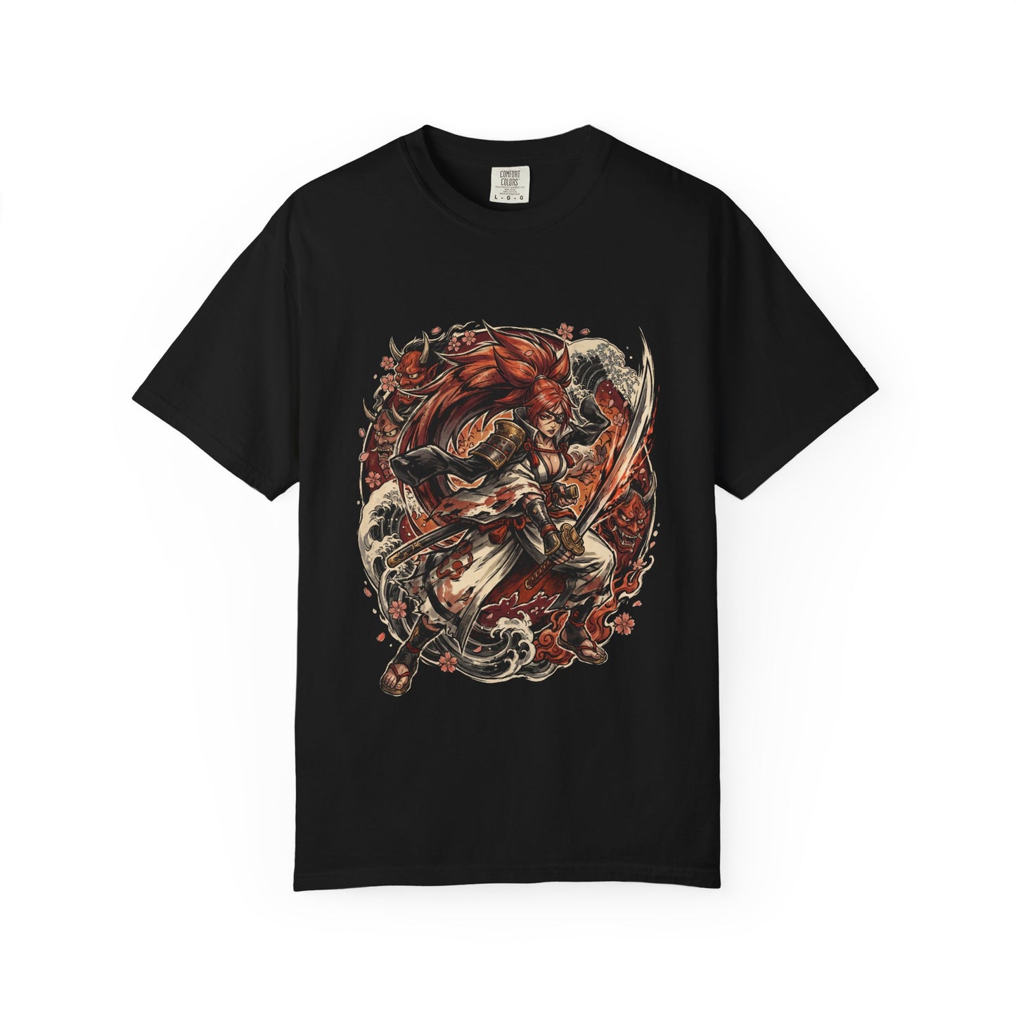 Guilty Gear Baiken Tatami Gaeshi Ki Seal Portrait Premium T-Shirt