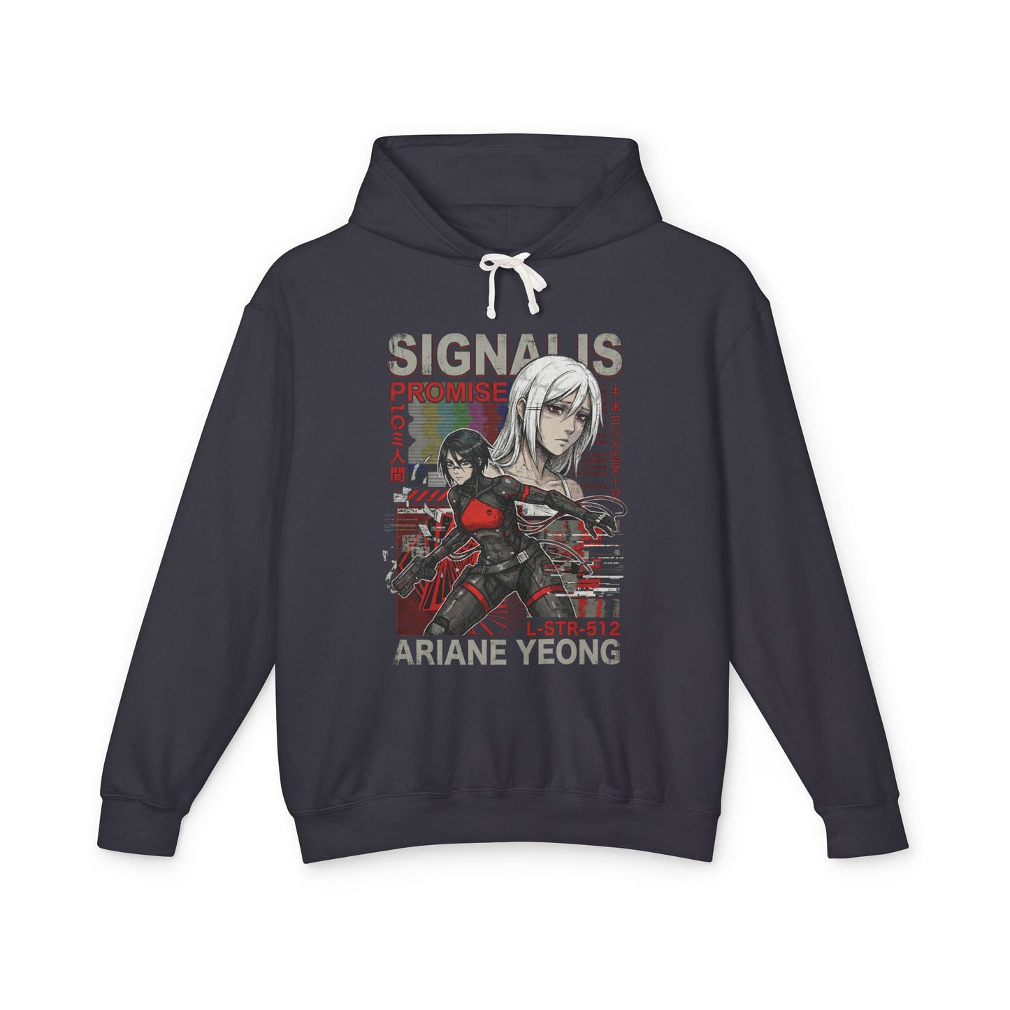 Signalis Melancholic Mystery Replika Horror Aesthetic Portrait Unisex Premium Hoodie