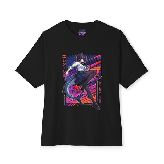 Ellen Joe Zenless Zone Zero 80s Neon Shark Tail Premium Oversized Unisex T-Shirt