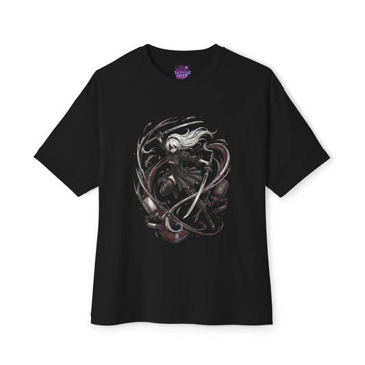 2B YoRHa No.2 Type B Fan Art Portrait Premium Oversized Unisex T-Shirt