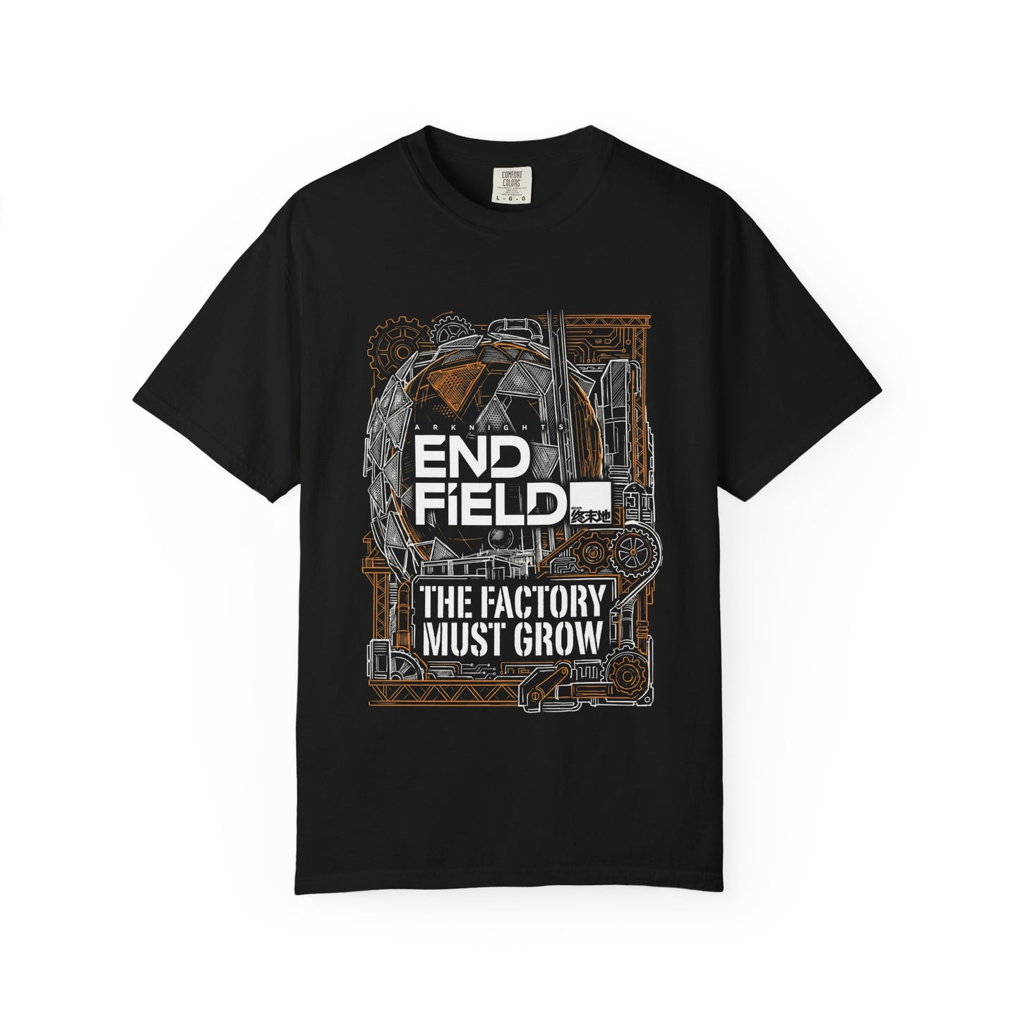 Endfield Factory Must Grow Arknights Meme Retro Pixel Factory Automation Infinite Growth Premium T-Shirt