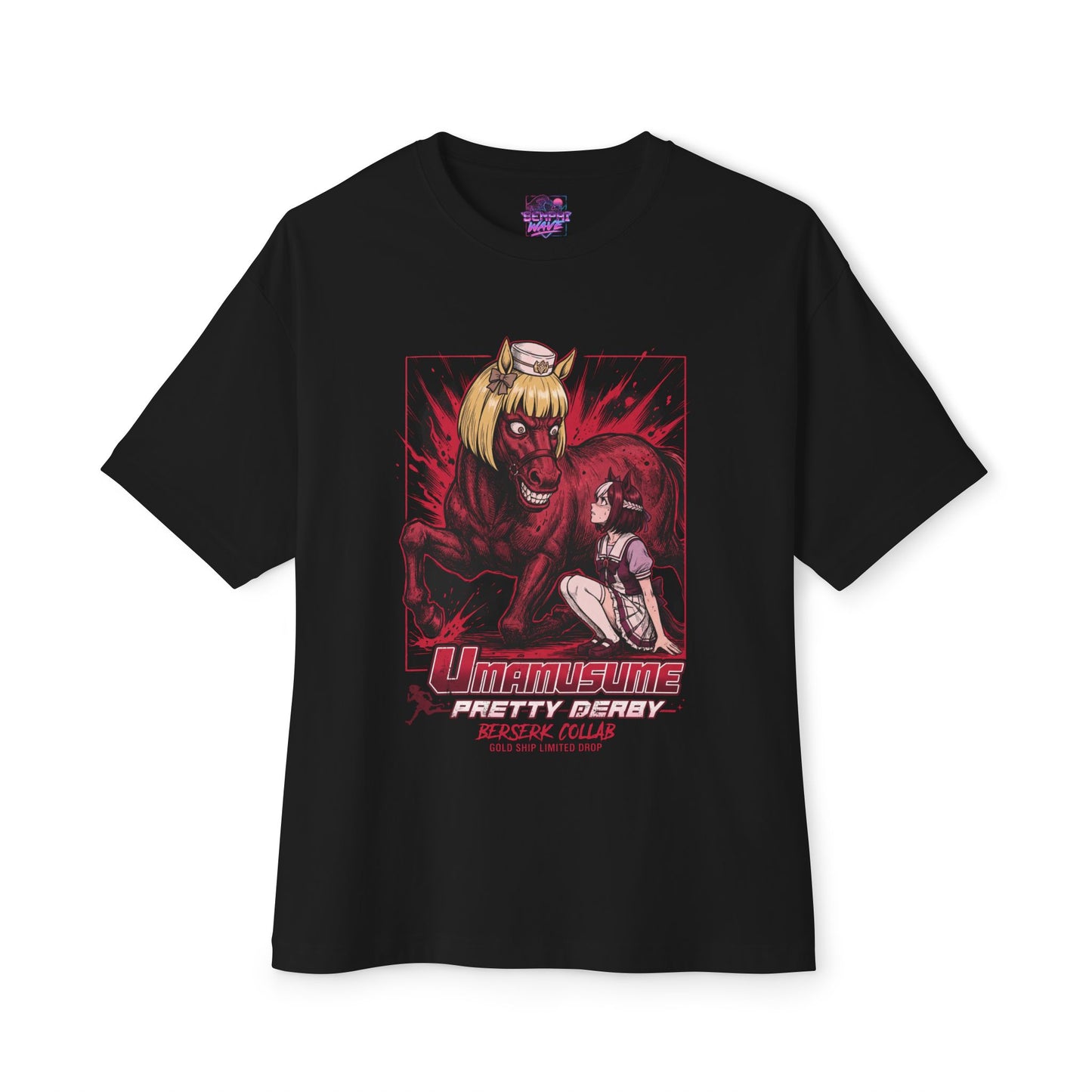 Berserk x Uma Musume: "This Is Fun" Racing Edition Premium Oversized Unisex T-Shirt