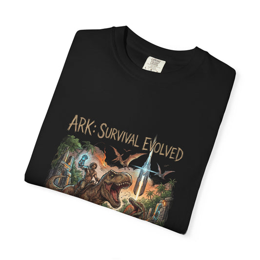 ARK Survival Evolved T-Rex Vaporwave Neon Aesthetic Premium T-Shirt