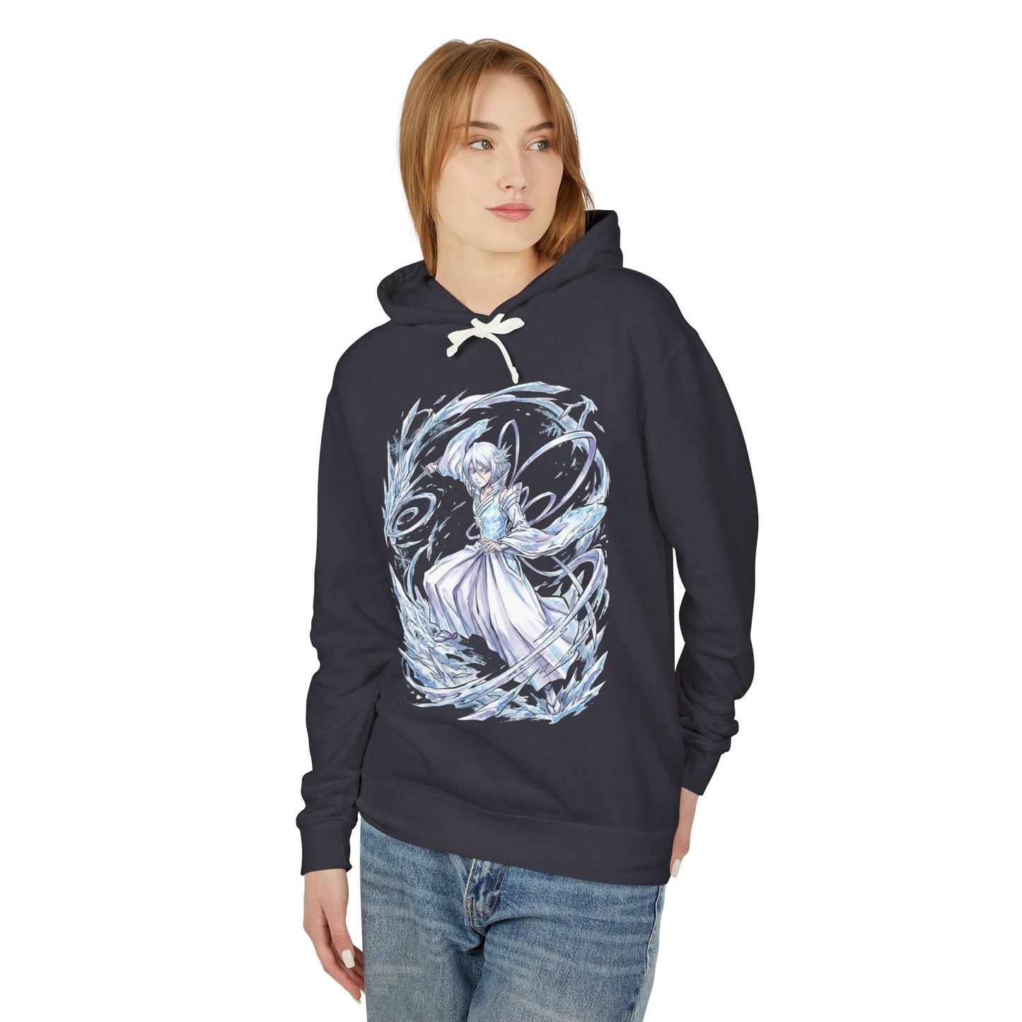 Bleach Rukia Kuchiki Sode no Shirayuki Ice Warrior Unisex Premium Hoodie