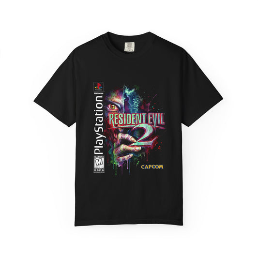Resident Evil Original Richard Aiken Weird Gun Retro Box Art Tribute Premium T-Shirt