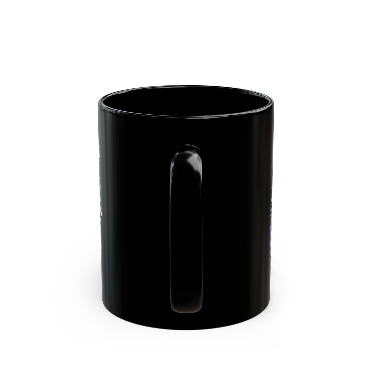 Narja Chaos Zero Nightmare Glitch Horror Portrait Black Mug