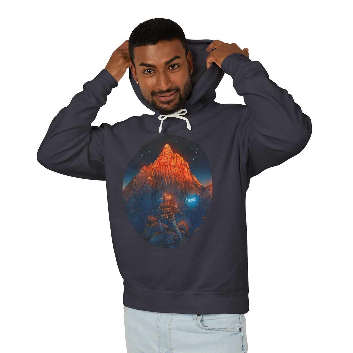 Cairn Game Aava Climbing Mount Kami Fan Art – Survival Climber Design Unisex Premium Hoodie