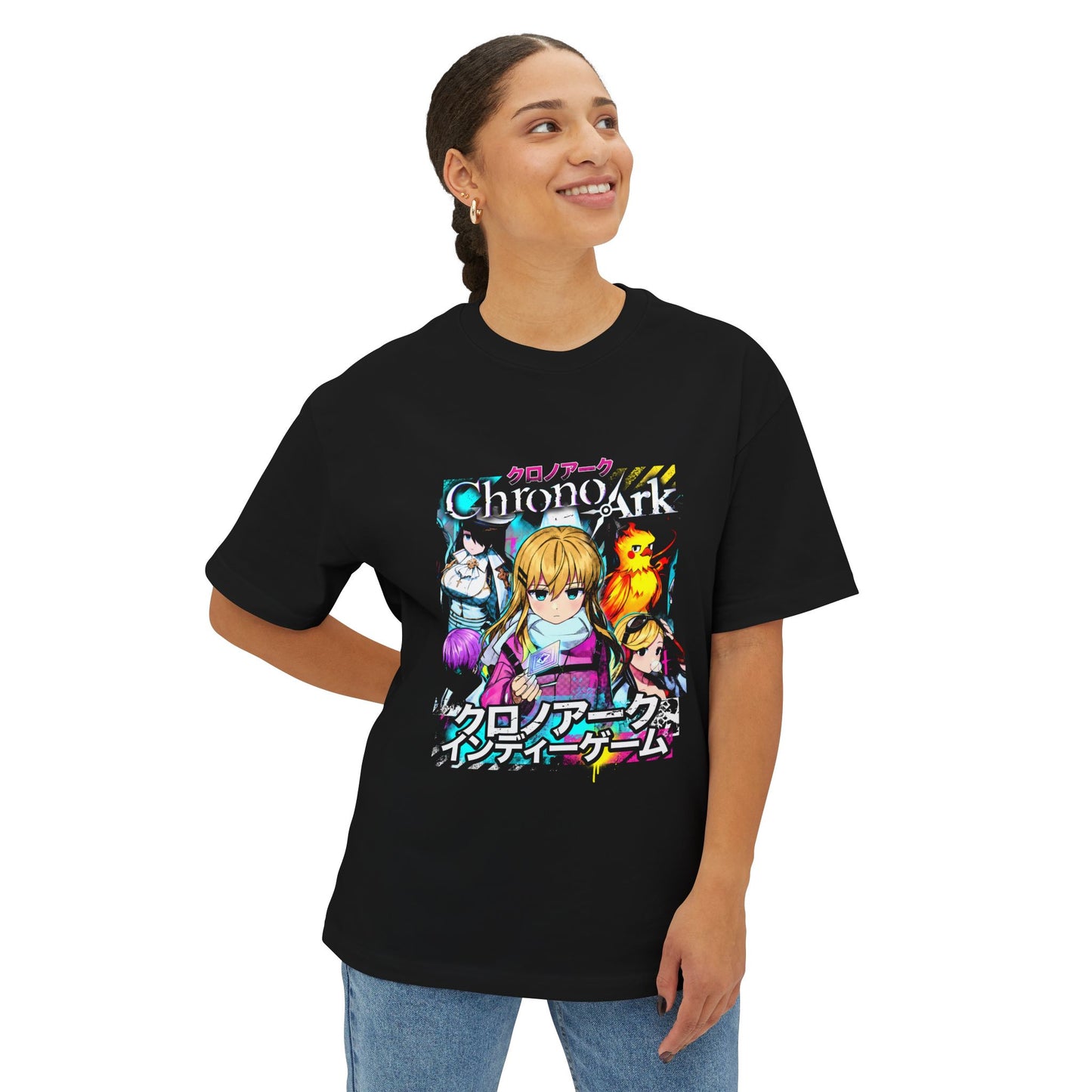 Chrono Ark Cast Anime Gaming Graphic Tee Premium Oversized Unisex T-Shirt