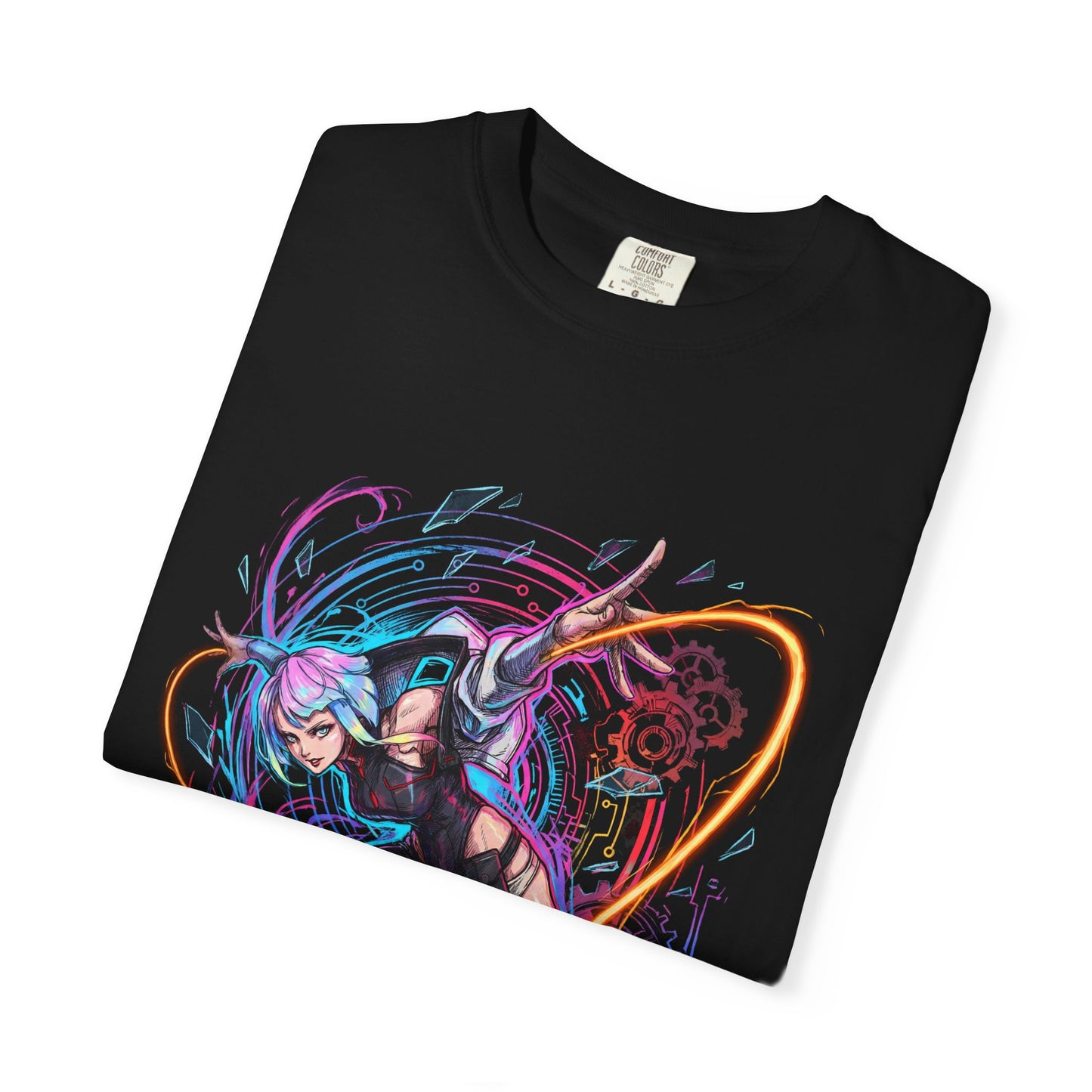 Cyberpunk Edgerunners Lucy Moon Gazing Dreamer Portrait Premium T-Shirt