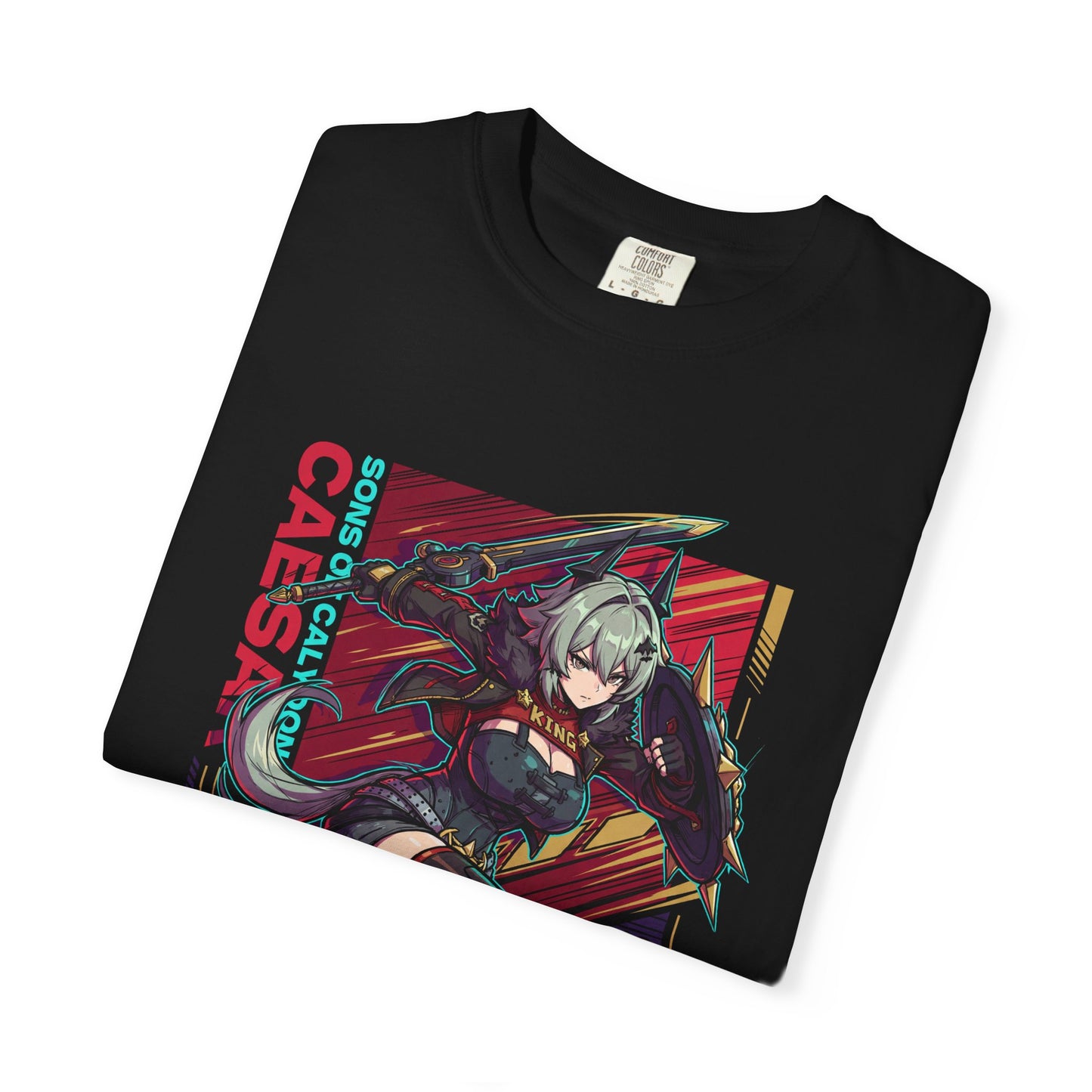 Zenless Zone Zero Caesar King Neon Retro Vaporwave Premium T-Shirt