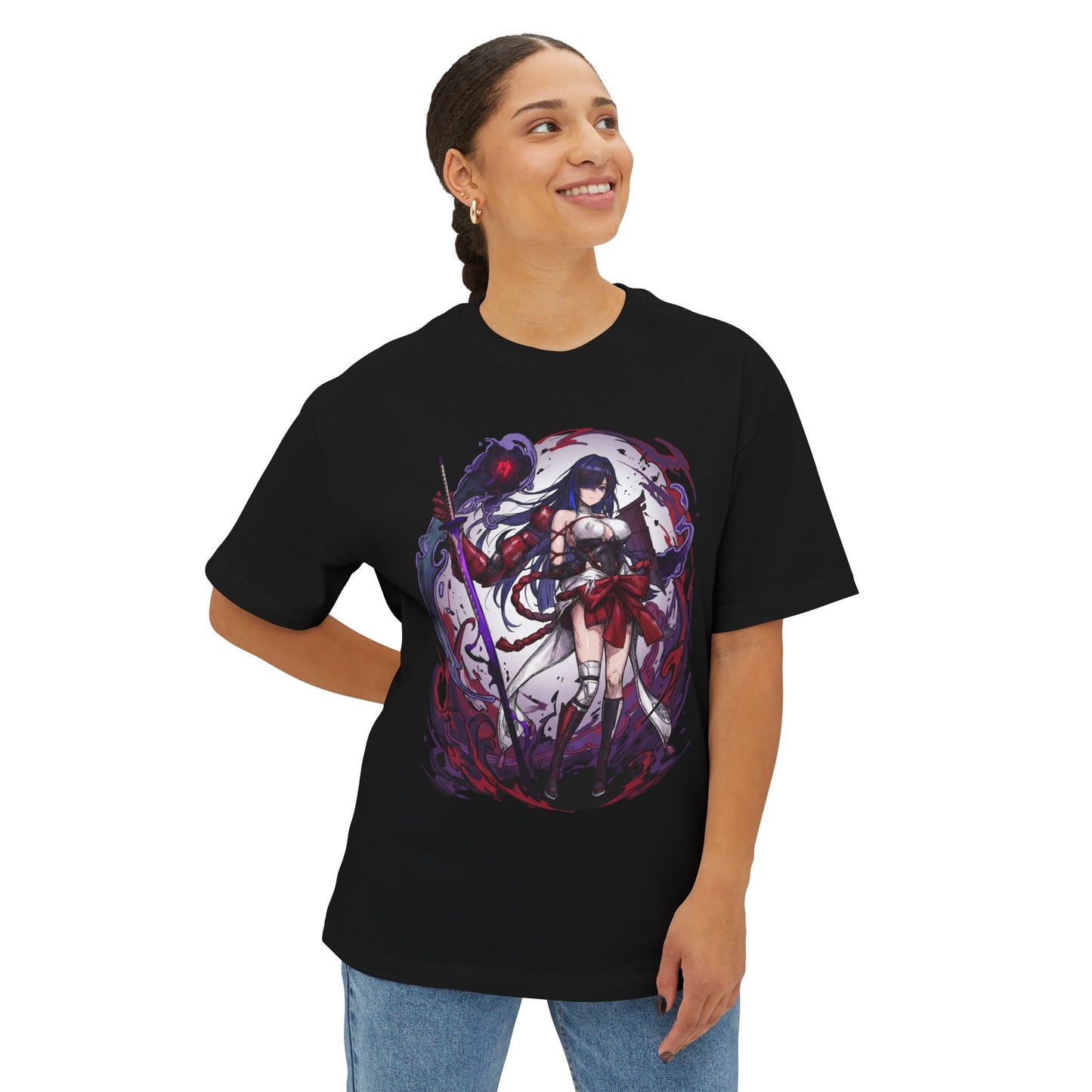 Chizuru: Will-o'-Wisp & Cursed Shackles Premium Oversized Unisex T-Shirt