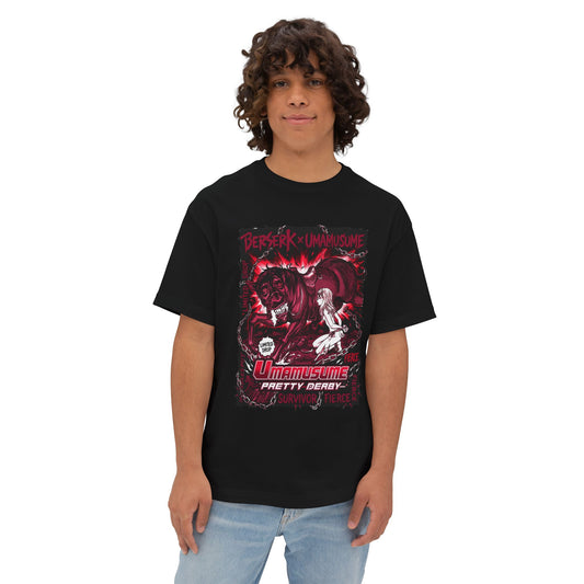 Uma Musume x Berserk: Guts Horse Girl Eclipse Premium Oversized Unisex T-Shirt