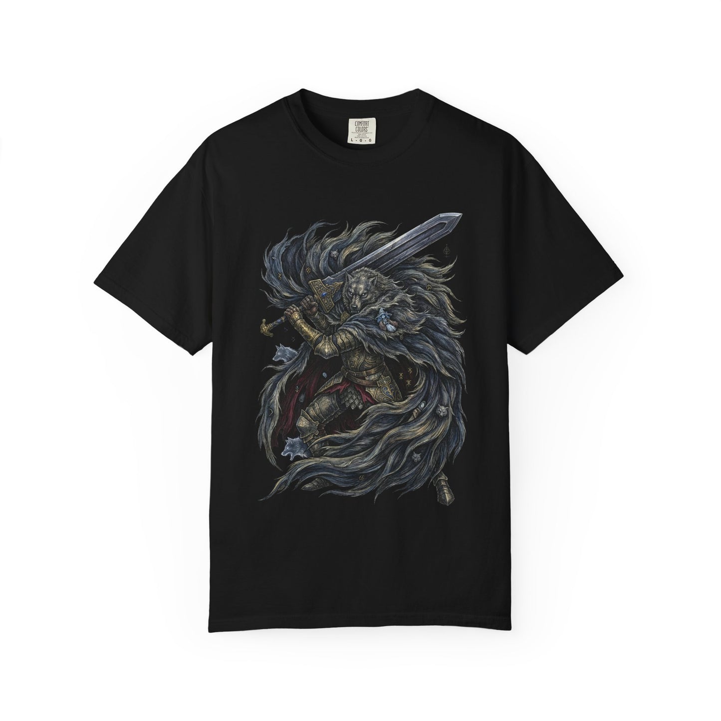 Blaidd the Half Wolf Armored Wolf Warrior Premium T-Shirt