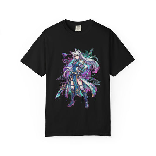 Honkai Star Rail Feixiao Xianzhou Yaoqing Vaporwave Art Premium T-Shirt