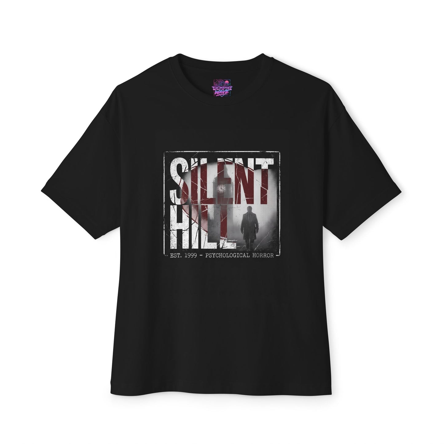 Silent Hill 1: Foggy Streets & Siren Horror Premium Oversized Unisex T-Shirt