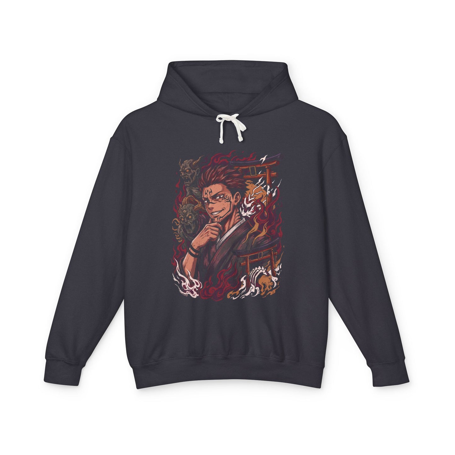 Jujutsu Kaisen Ryomen Sukuna King of Curses Four Arms Iconic Design Unisex Premium Hoodie
