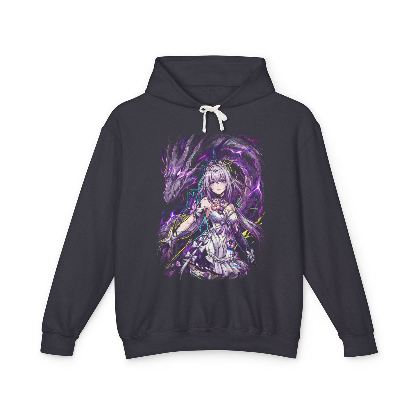 Castorice HSR Ethereal Beauty Silver Hair Violet Eyes Portrait Unisex Premium Hoodie