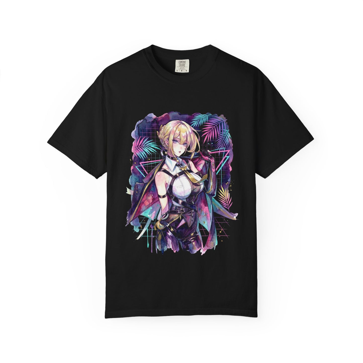 Evelyn Chevalier ZZZ Red Burning Tethers Portrait Premium T-Shirt