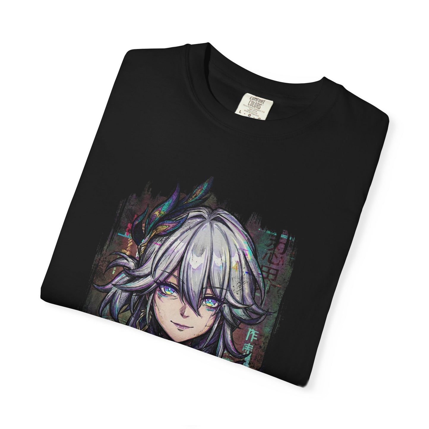 Yao Guang HSR Silvery White Hair Peacock Ponytail Icon Premium T-Shirt
