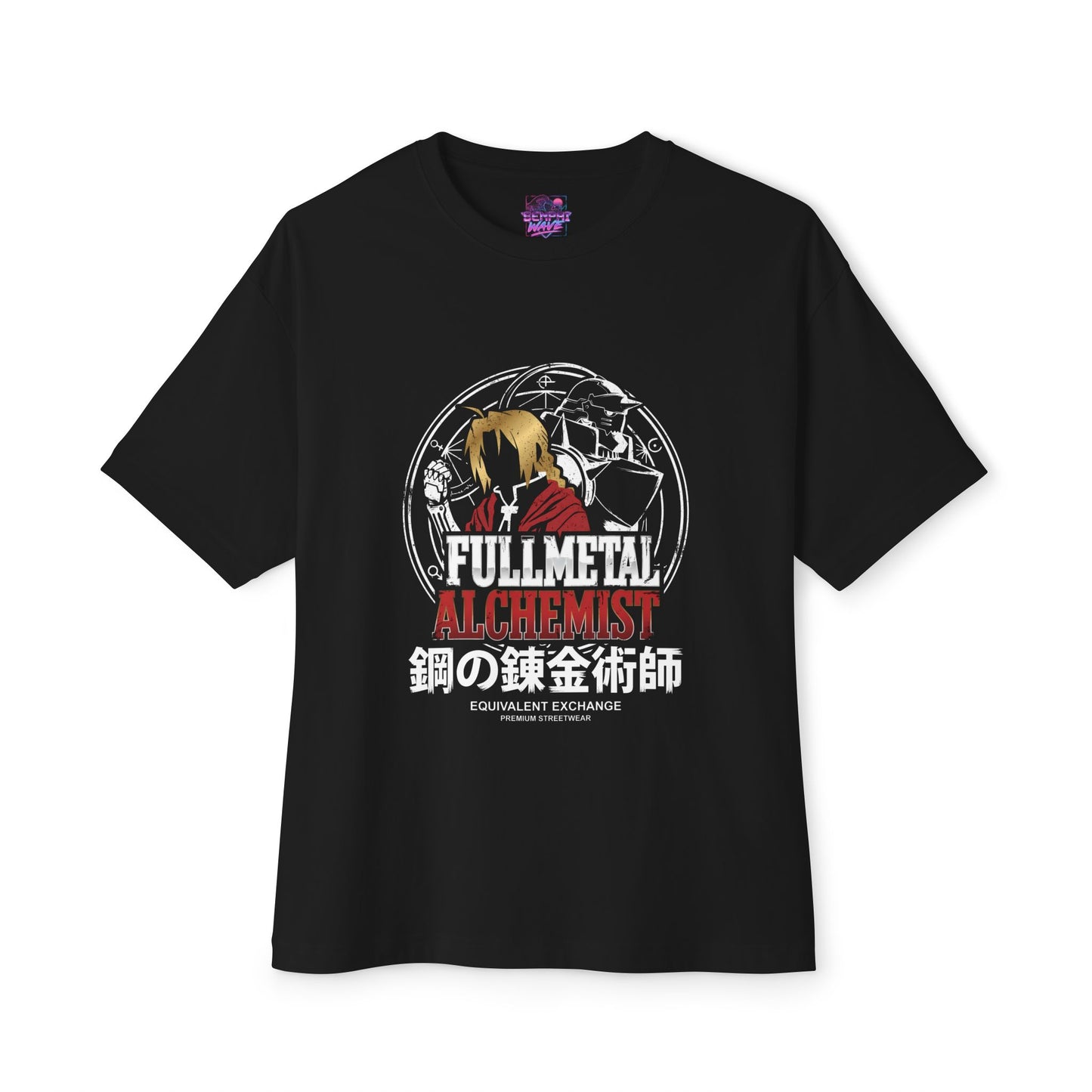 Edward Elric Fullmetal Alchemist State Alchemist Premium Oversized Unisex T-Shirt