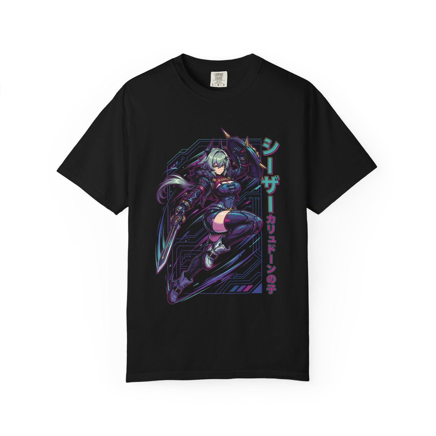 Caesar King Zenless Zone Zero Vaporwave Synth Art Premium T-Shirt