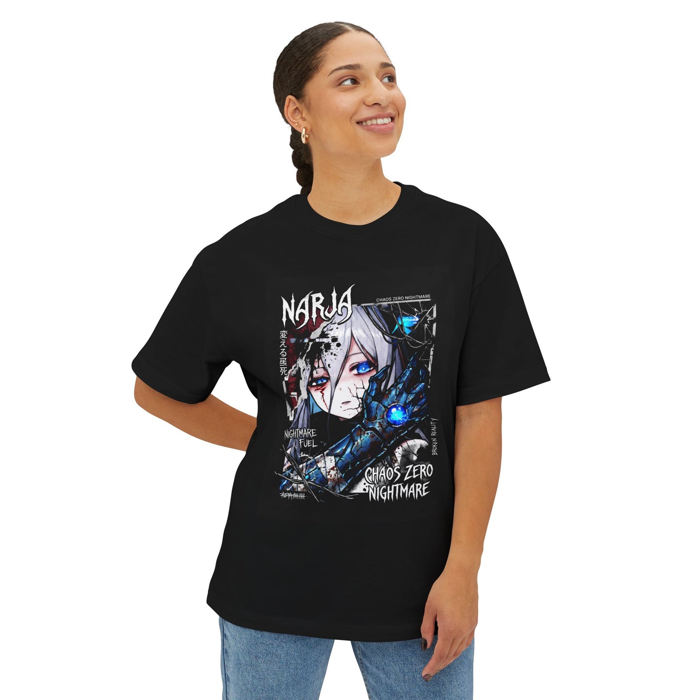 Narja Predation Heal Buff – SS Nightmare Support Queen Premium Oversized Unisex T-Shirt