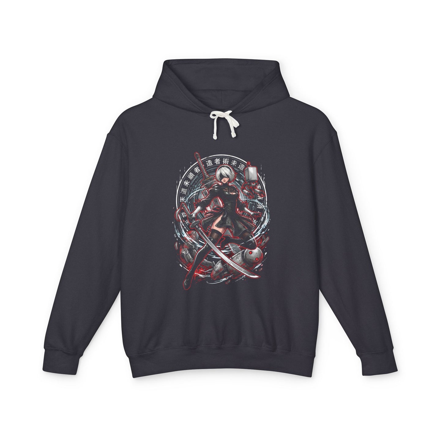 2B Android Maelstrom Torrent NieR Automata Design Unisex Premium Hoodie
